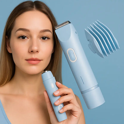 Skyniva™ – Afeitadora eléctrica 2 en 1 para mujeres: suavidad y precisión
